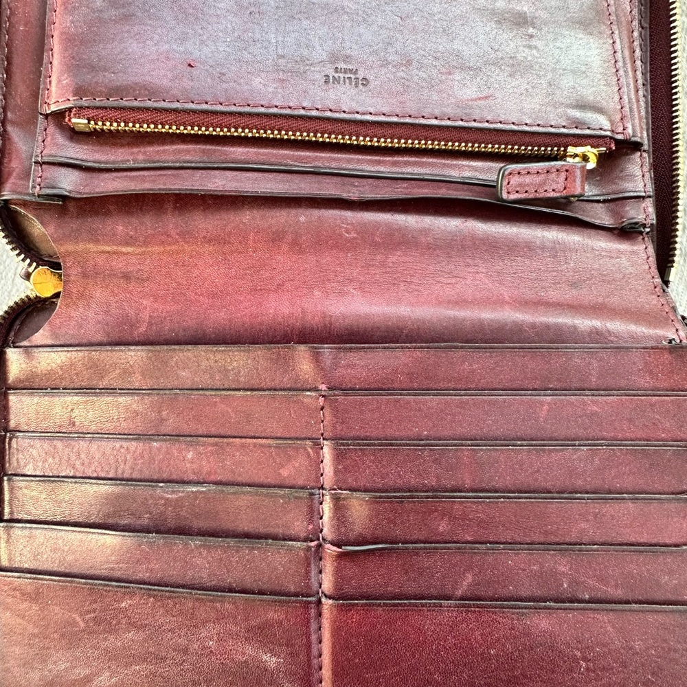 Authentic Céline leather wallet - Picture 3 of 3